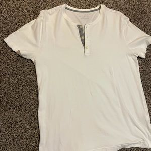 White Henley T-Shirt